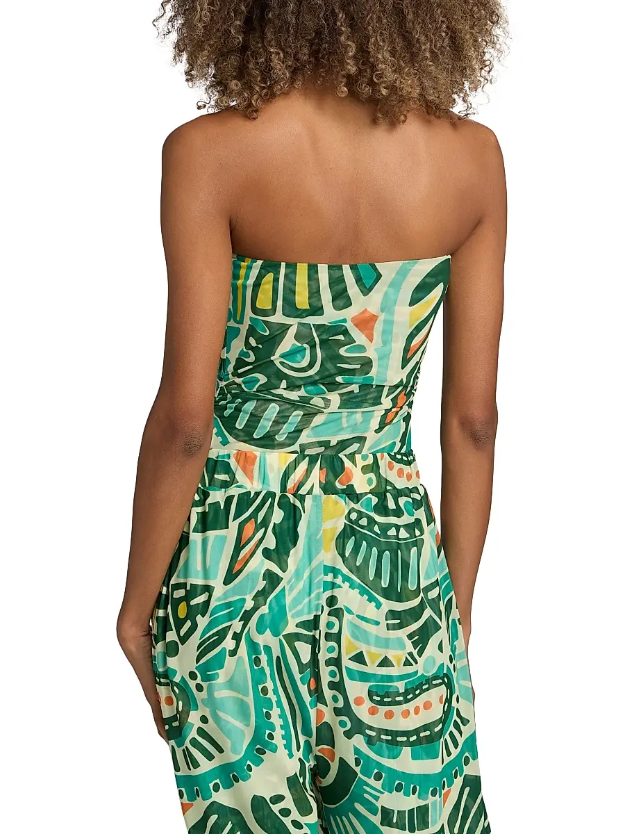 EYWASOULS MALIBU Women's Soleil Printed Bandeau One-Piece Swimsuit | Thumbnail 5 EYWASOULS MALIBU Women's Soleil Printed Bandeau One-Piece Swimsuit | Thumbnail 5