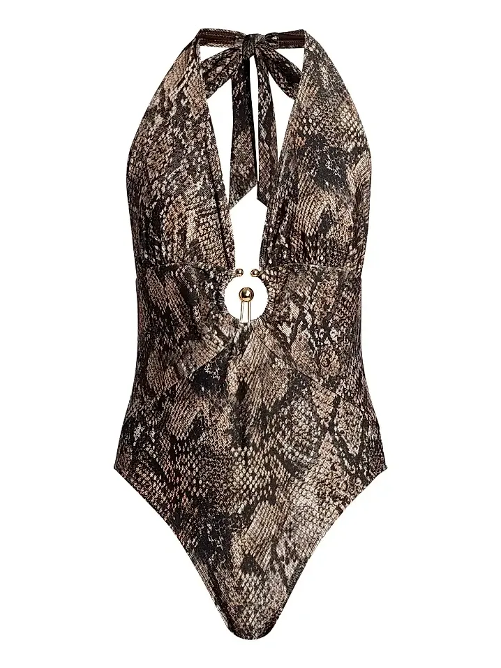 Women's Nesya Snake-Print One-Piece Swimsuit Women's Nesya Snake-Print One-Piece Swimsuit