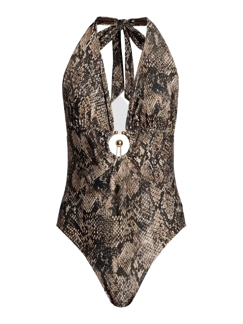Women's Nesya Snake-Print One-Piece Swimsuit Women's Nesya Snake-Print One-Piece Swimsuit