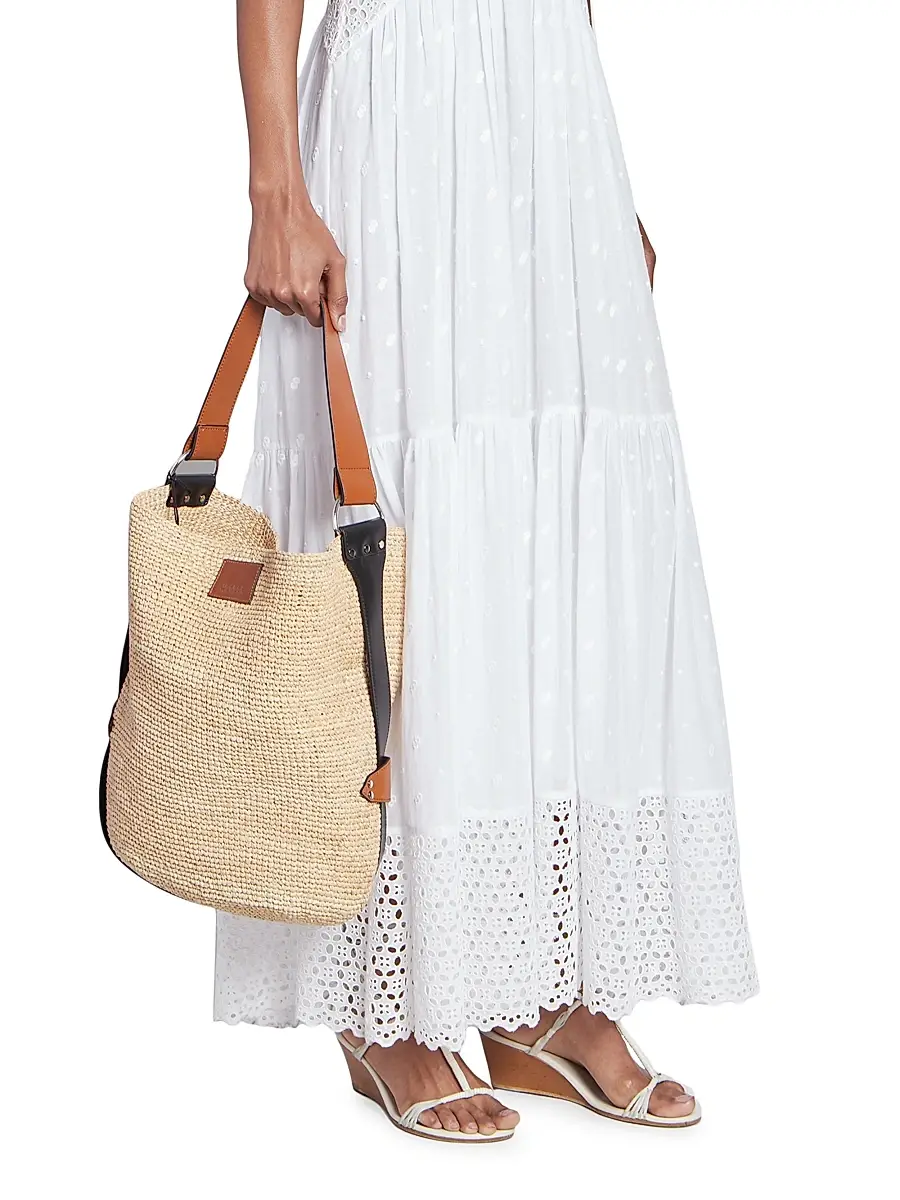Isabel Marant Women's Bayia Raffia Bucket Bag | Thumbnail 2 Isabel Marant Women's Bayia Raffia Bucket Bag | Thumbnail 2