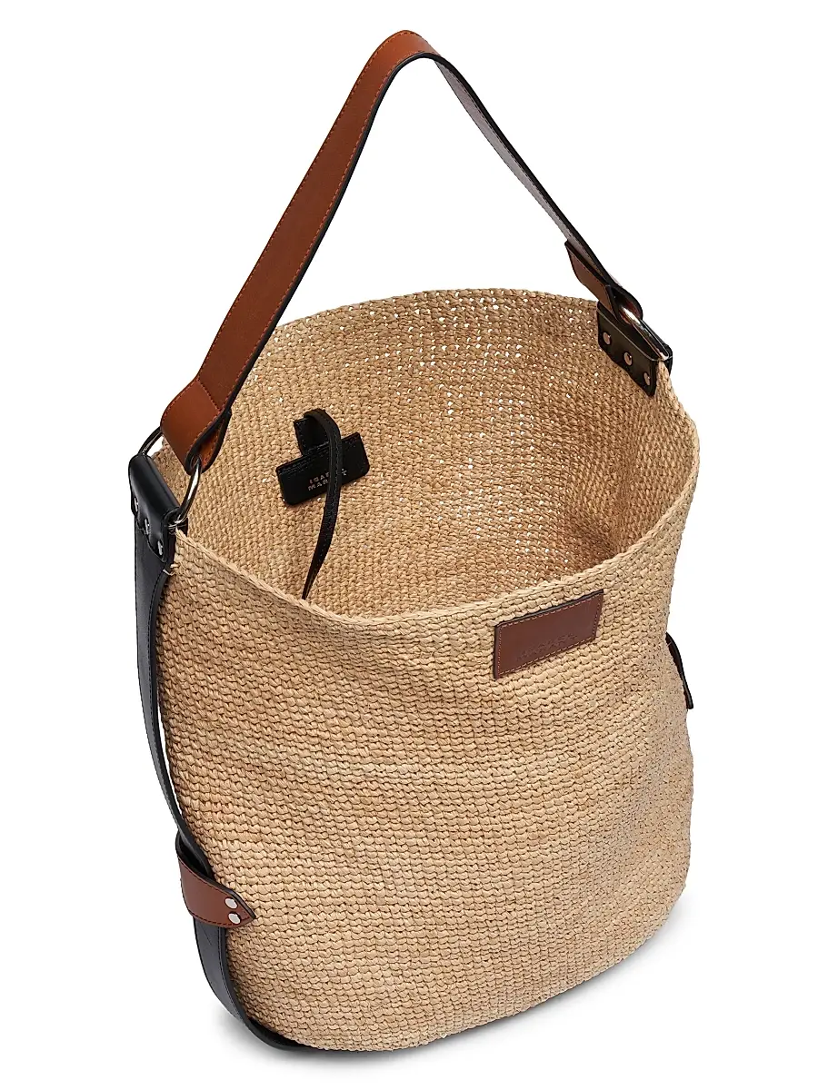 Isabel Marant Women's Bayia Raffia Bucket Bag | Thumbnail 3 Isabel Marant Women's Bayia Raffia Bucket Bag | Thumbnail 3