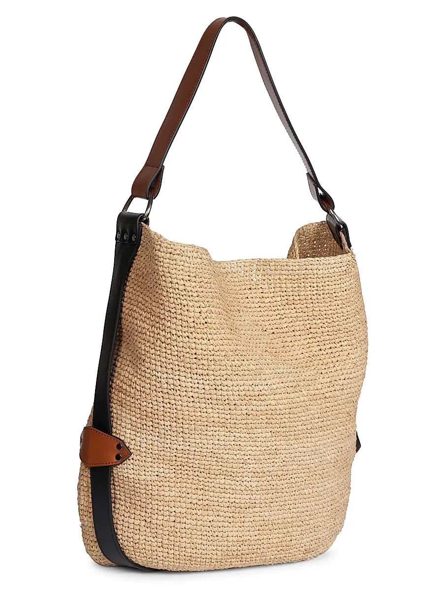 Isabel Marant Women's Bayia Raffia Bucket Bag | Thumbnail 4 Isabel Marant Women's Bayia Raffia Bucket Bag | Thumbnail 4
