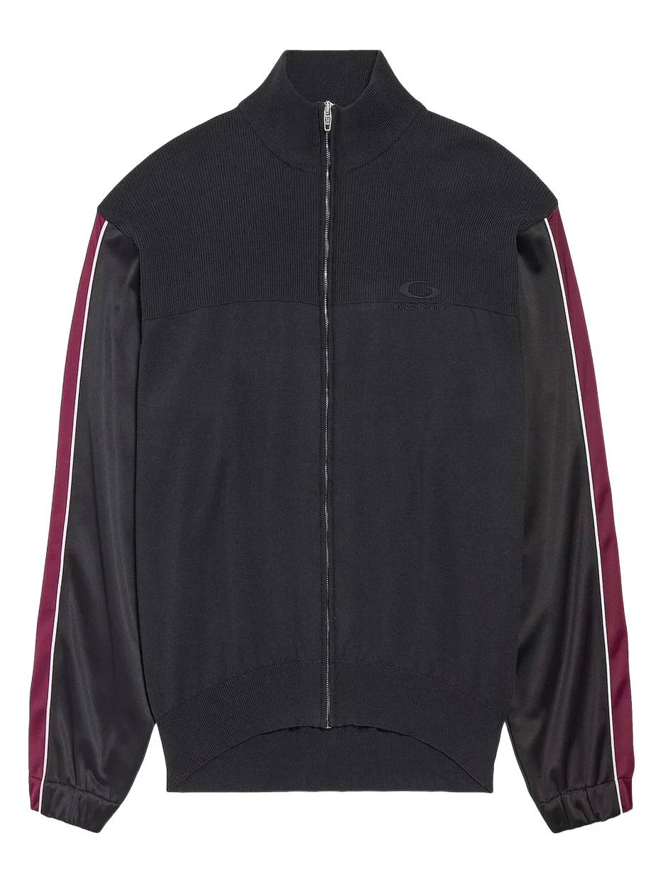 Balenciaga Men's Hybrid Zip-Up Sweater | Thumbnail 1 Balenciaga Men's Hybrid Zip-Up Sweater | Thumbnail 1