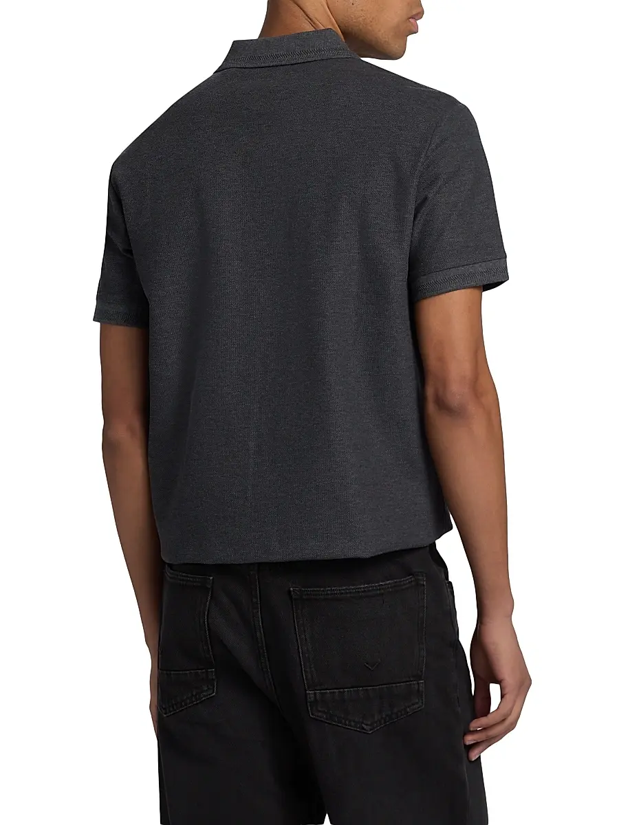 Burberry Men's Eddie EKD Cotton Polo Shirt | Thumbnail 5 Burberry Men's Eddie EKD Cotton Polo Shirt | Thumbnail 5