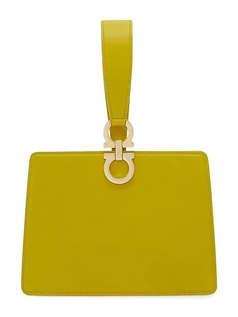 Women's Double Gancio Leather Clutch Women's Double Gancio Leather Clutch