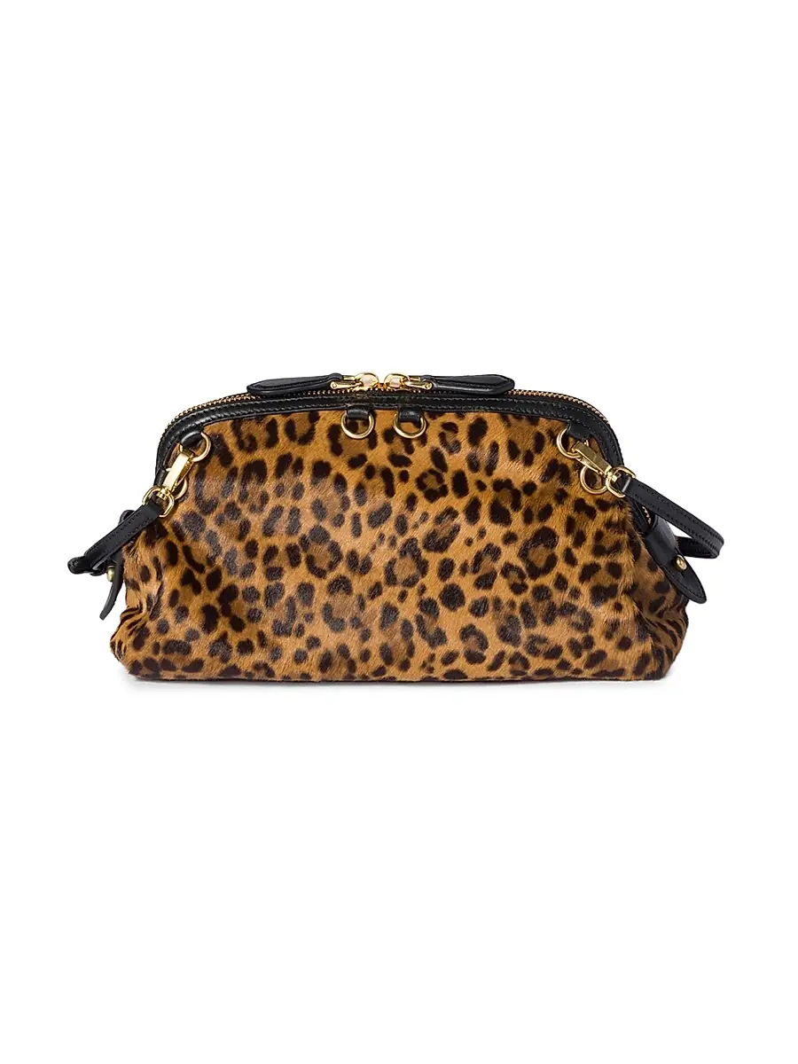 Miu Miu Women's Printed Leather Clutch | Thumbnail 5 Miu Miu Women's Printed Leather Clutch | Thumbnail 5