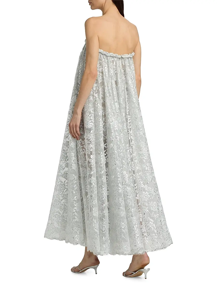 Zimmermann Women's Carousel Metallic Twist Gown | Thumbnail 5 Zimmermann Women's Carousel Metallic Twist Gown | Thumbnail 5