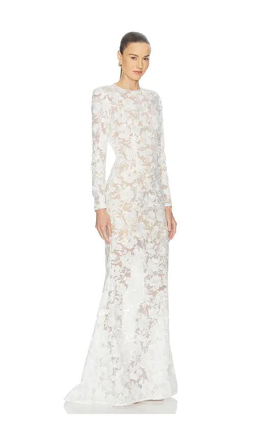 Nadine Merabi Sasha White Dress | Thumbnail 2