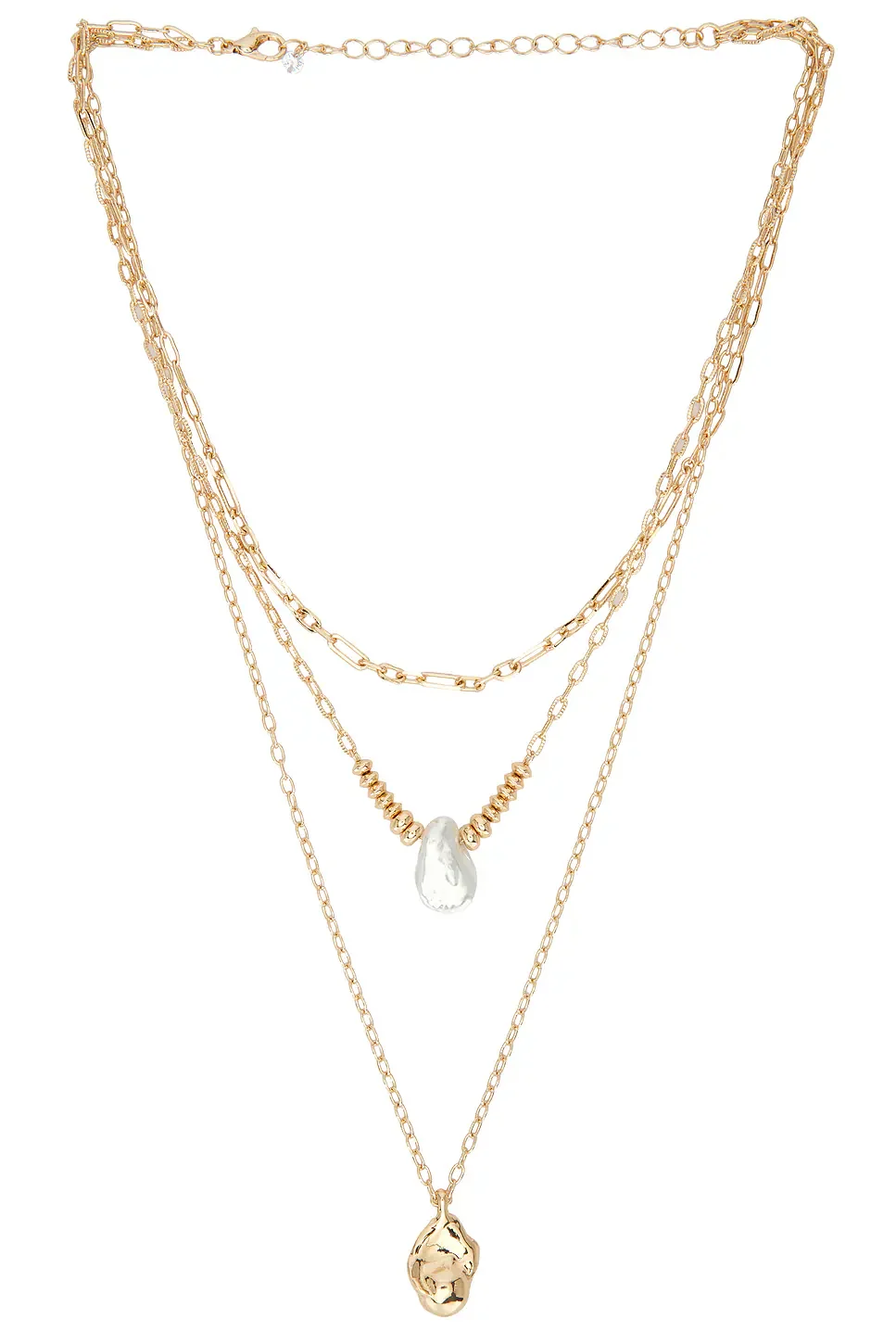 Layered Two Tone Necklace Layered Two Tone Necklace