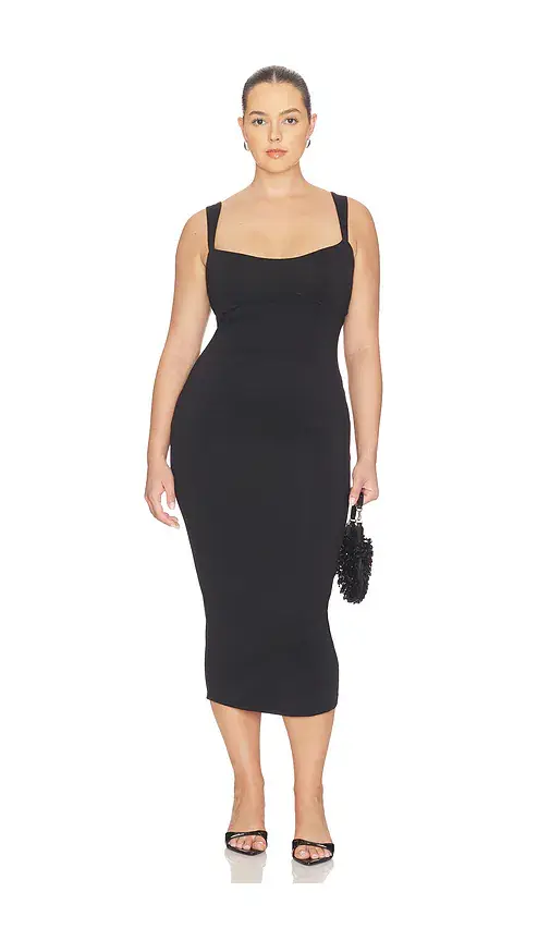 GOOD AMERICAN Sculpting Sweetheart Midi Dress | Thumbnail 2 GOOD AMERICAN Sculpting Sweetheart Midi Dress | Thumbnail 2