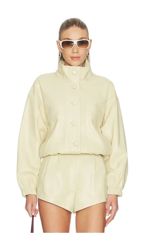 Dodiee Kate Leather Bomber | Thumbnail 2