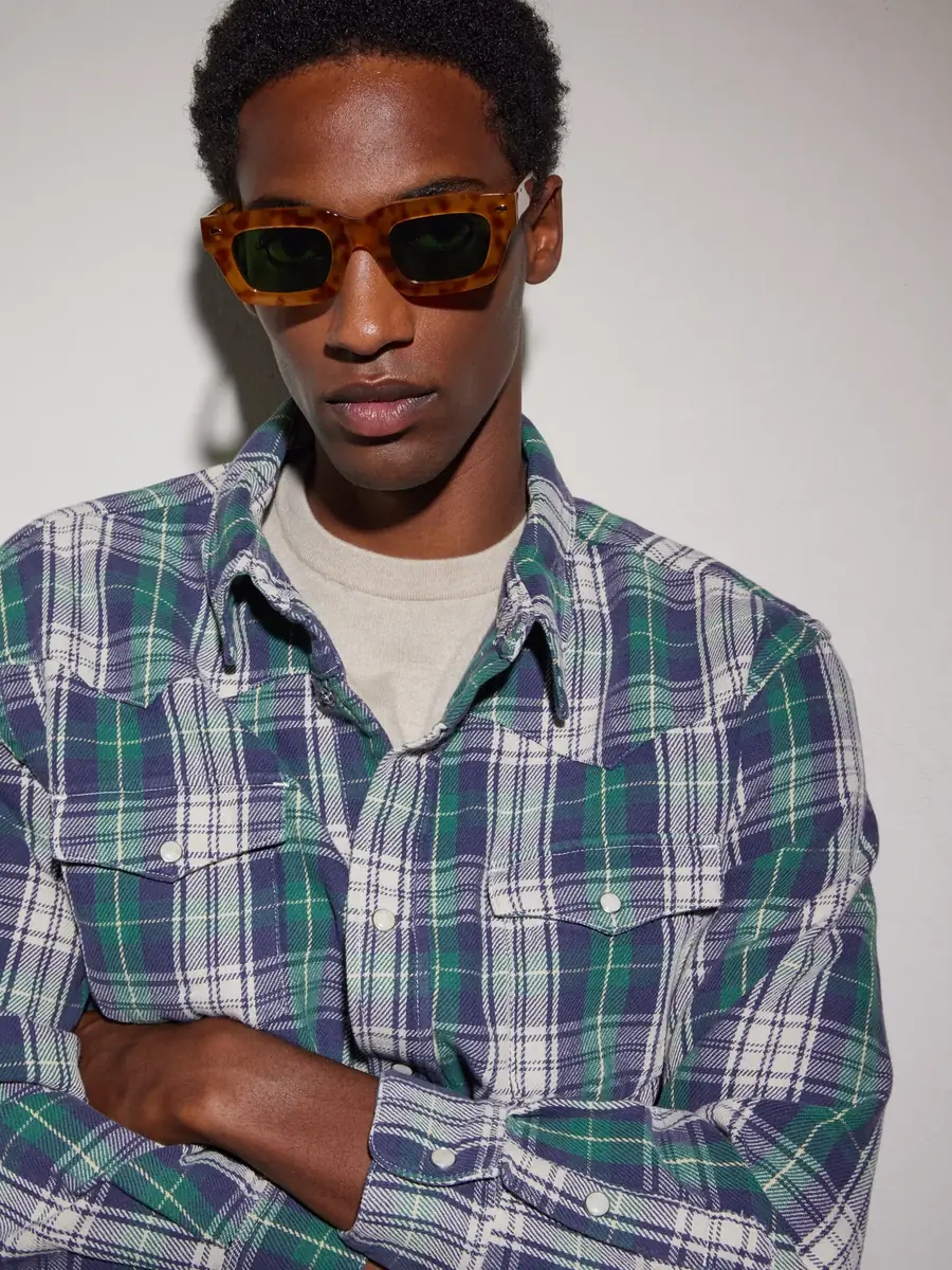 Cherry Los Angeles Swinger D-Frame Acetate Sunglasses - Men | Thumbnail 2 Cherry Los Angeles Swinger D-Frame Acetate Sunglasses - Men | Thumbnail 2