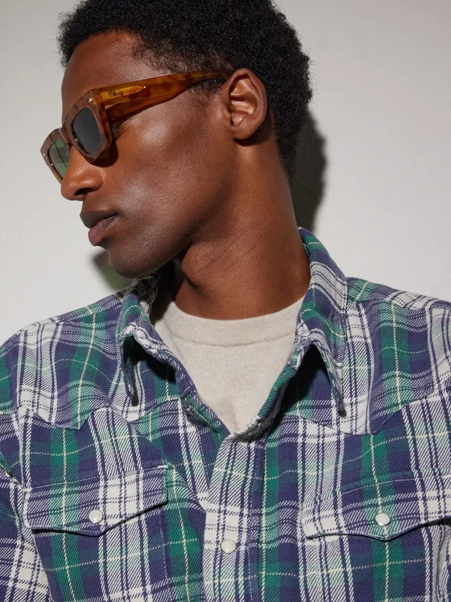 Cherry Los Angeles Swinger D-Frame Acetate Sunglasses - Men | Thumbnail 5 Cherry Los Angeles Swinger D-Frame Acetate Sunglasses - Men | Thumbnail 5