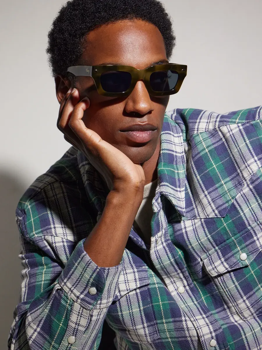 Cherry Los Angeles Swingers D-Frame Acetate Sunglasses - Men | Thumbnail 5 Cherry Los Angeles Swingers D-Frame Acetate Sunglasses - Men | Thumbnail 5