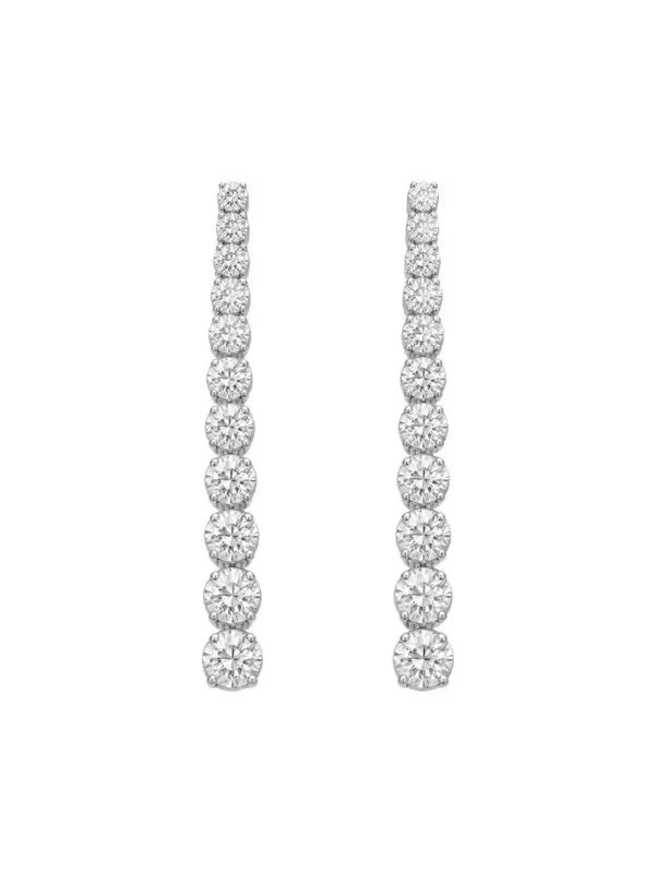 1.03ct Diamond 18K Gold Cascade Climber Earrings 1.03ct Diamond 18K Gold Cascade Climber Earrings