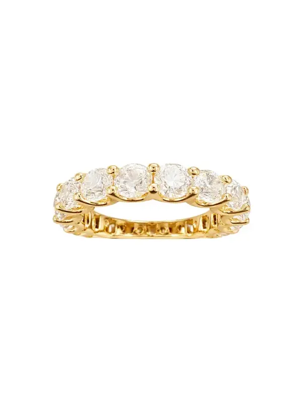 4.90ct Diamond 18K Gold Eternity Ring