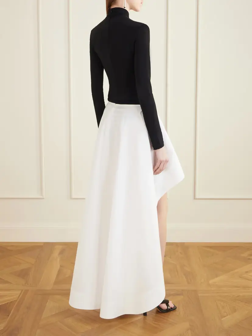 Stella McCartney Draped Crepe-jersey Bodysuit | Thumbnail 3 Stella McCartney Draped Crepe-jersey Bodysuit | Thumbnail 3