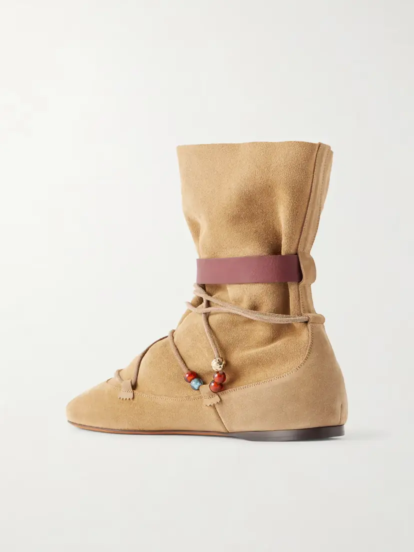 Isabel Marant Letiz Suede Ankle Boots | Thumbnail 3