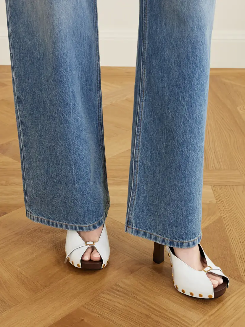 Versace Sassi Patent-leather Clogs | Thumbnail 2