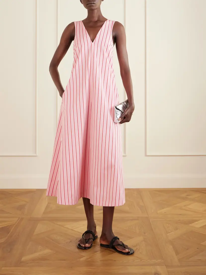 Dries Van Noten Striped Cotton-poplin Maxi Dress | Thumbnail 2