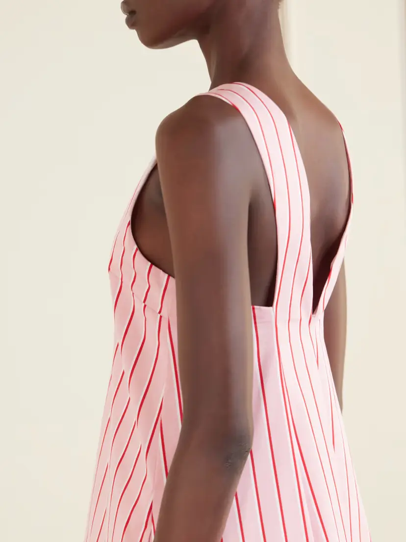 Dries Van Noten Striped Cotton-poplin Maxi Dress | Thumbnail 4