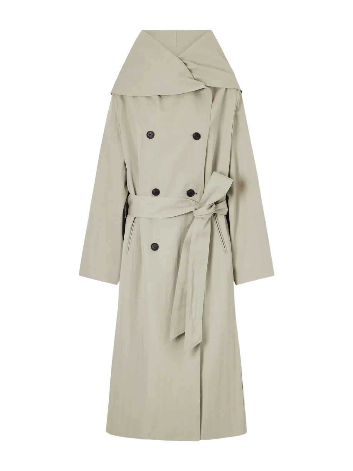 Dorothy Double-breasted Belted Cotton-blend Trench Coat