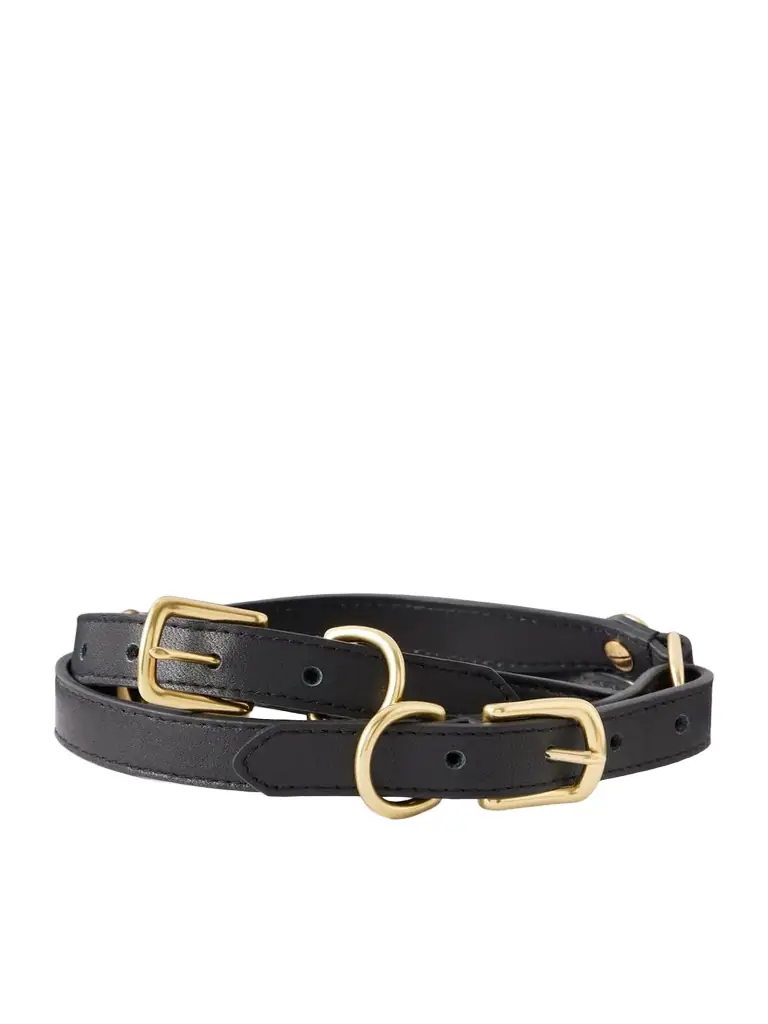 MAISON MAYLE Corsita Embellished Leather Belt
