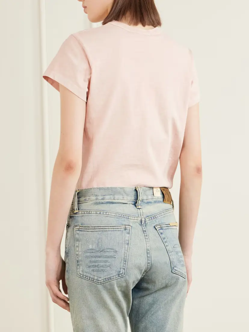 SLVRLAKE Easy Tee Cotton-jersey T-shirt | Thumbnail 4