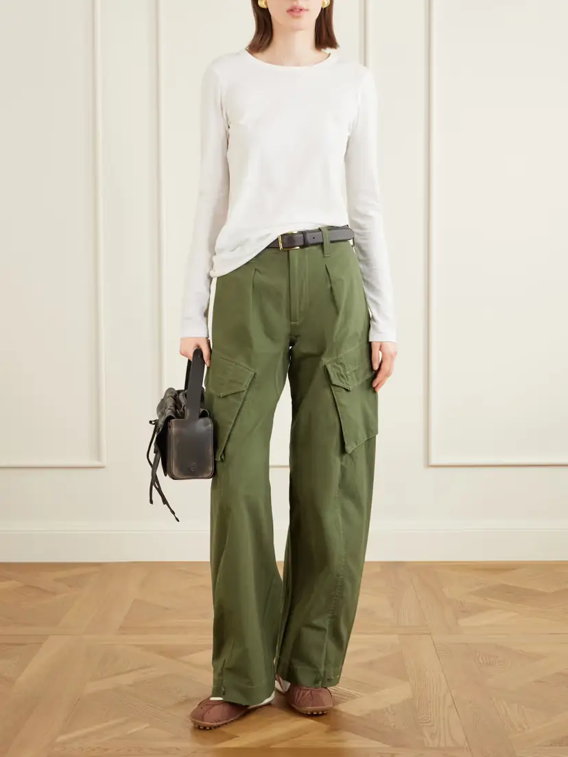 R13 Cotton Barrel-leg Cargo Pants | Thumbnail 2