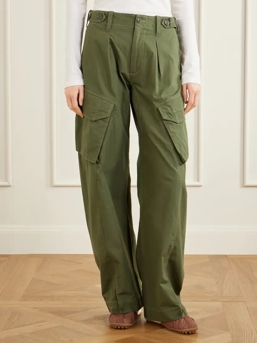 R13 Cotton Barrel-leg Cargo Pants | Thumbnail 3