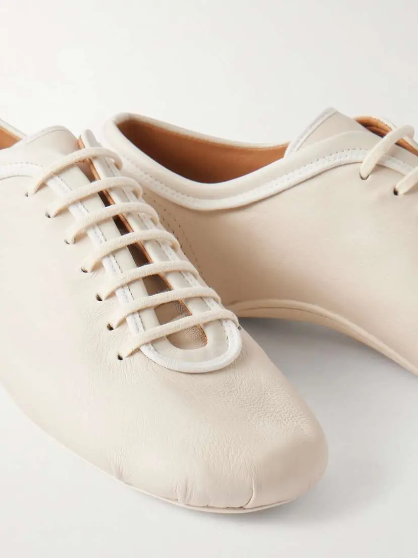 Dries Van Noten Leather Sneakers | Thumbnail 3 Dries Van Noten Leather Sneakers | Thumbnail 3