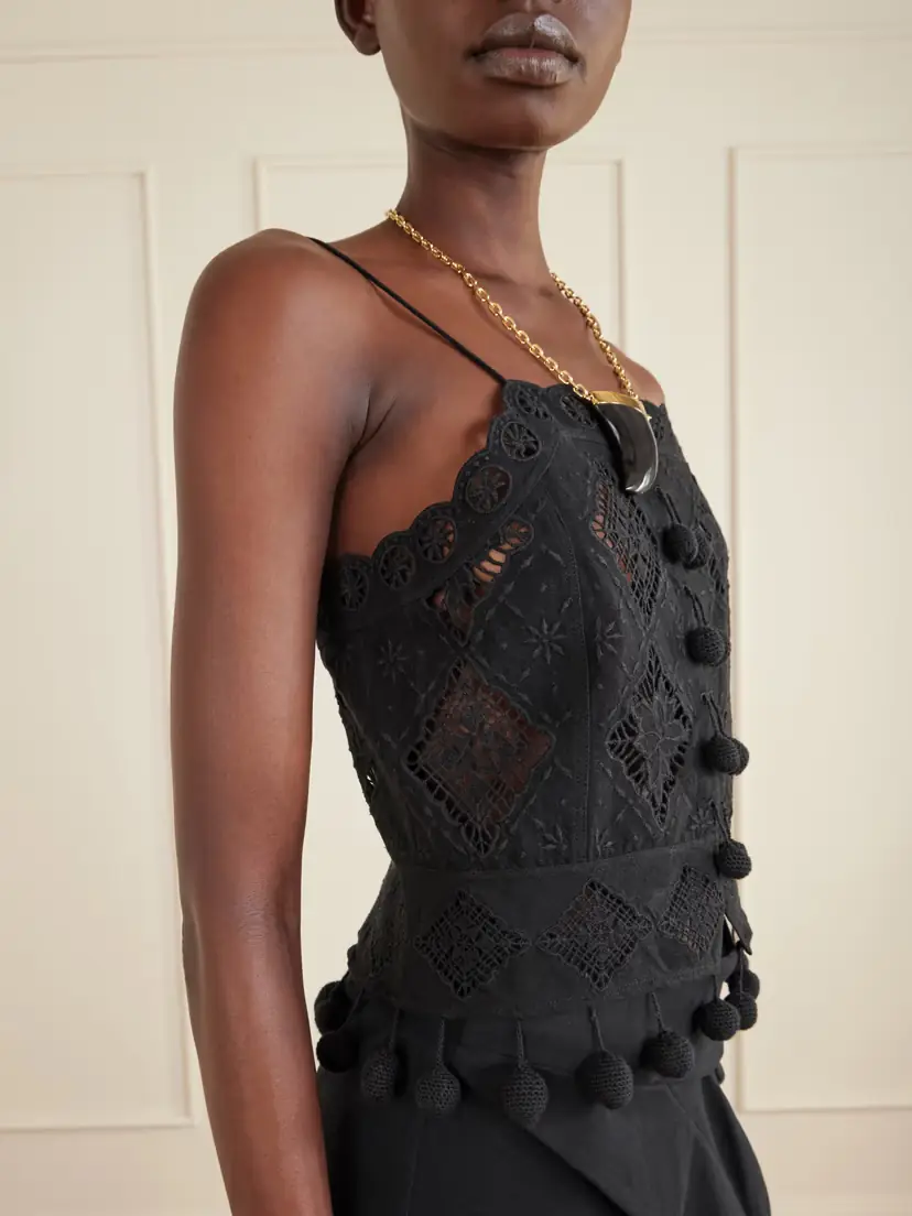 Isabel Marant Nelssy Crocheted Cotton-blend Tank | Thumbnail 4