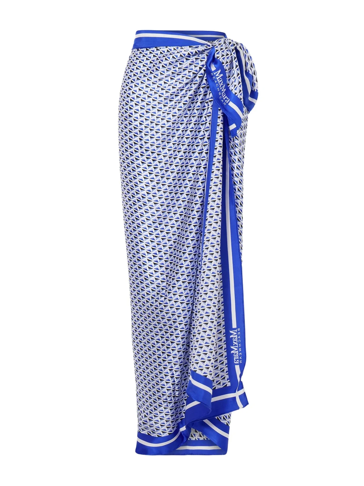 Max Mara Spuma Printed Silk Pareo