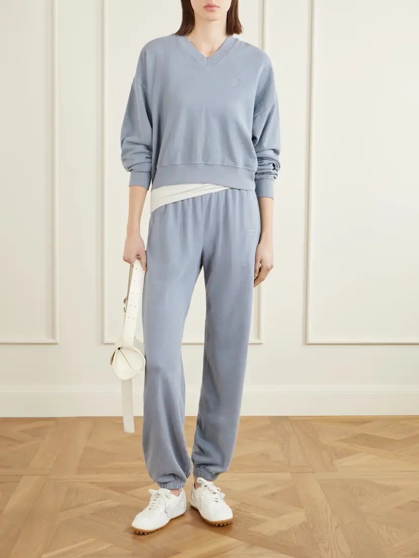 ÉTERNE Embroidered Cotton-jersey Sweater | Thumbnail 2 ÉTERNE Embroidered Cotton-jersey Sweater | Thumbnail 2