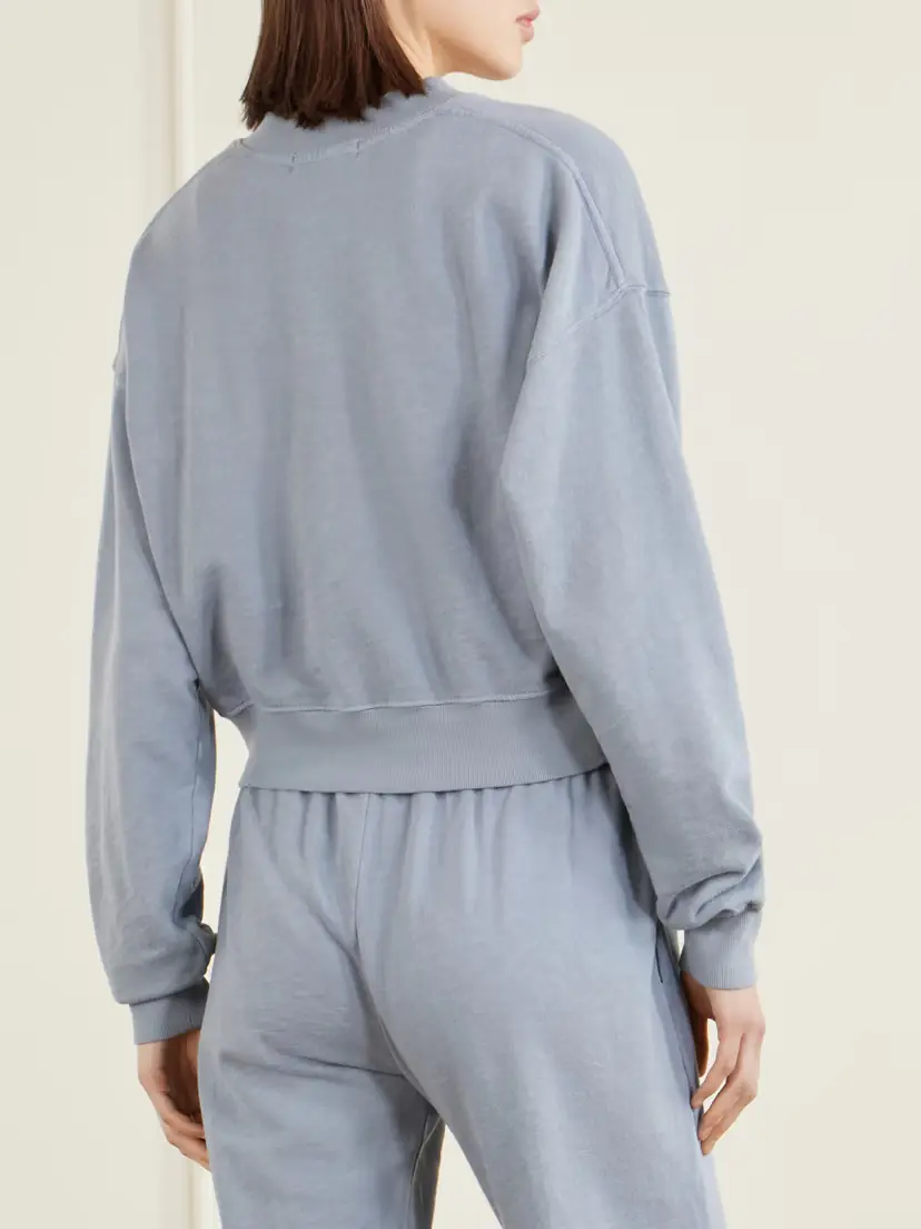 ÉTERNE Embroidered Cotton-jersey Sweater | Thumbnail 4 ÉTERNE Embroidered Cotton-jersey Sweater | Thumbnail 4