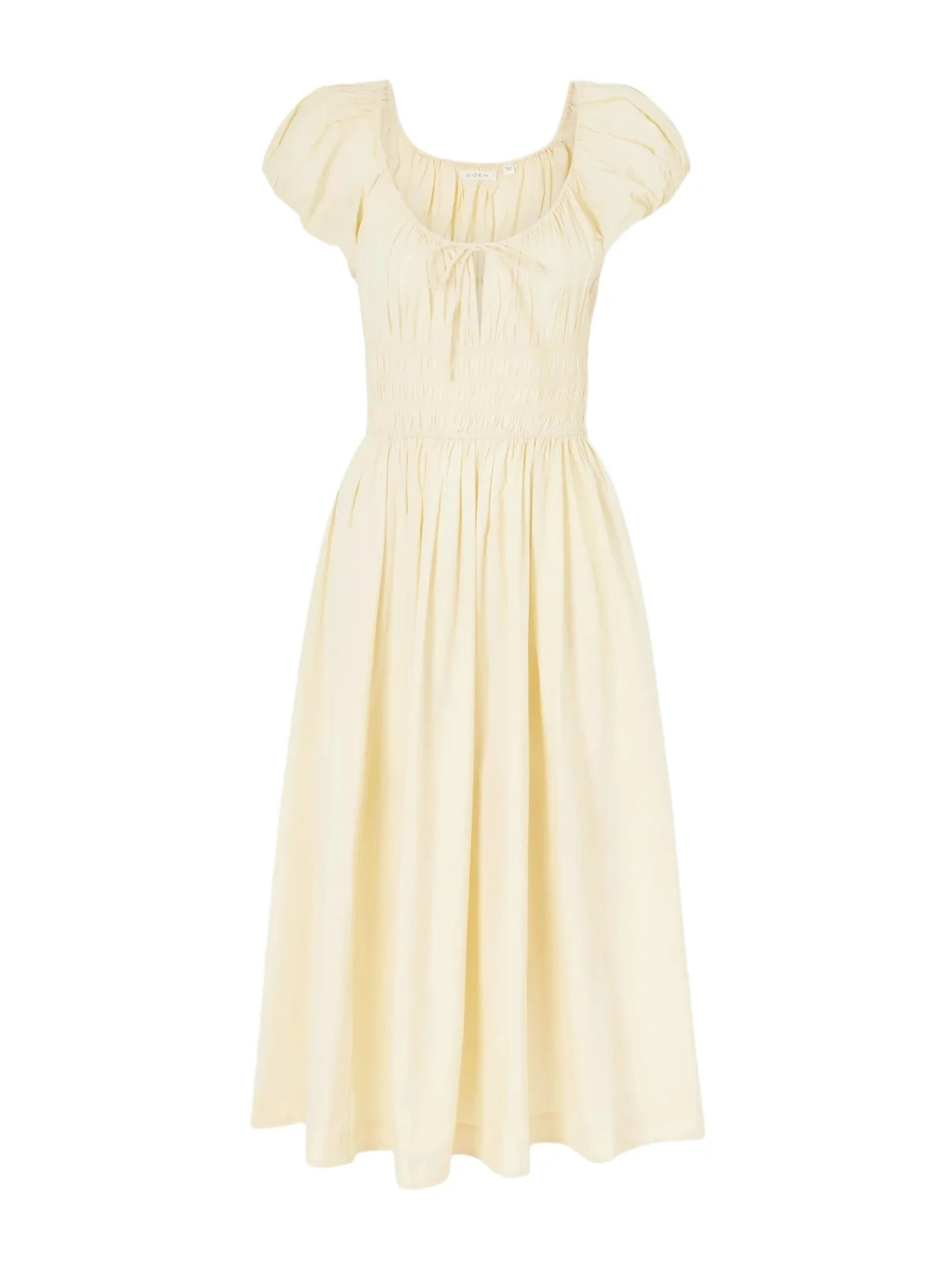 Quinn Smocked Organic Cotton-poplin Midi Dress Quinn Smocked Organic Cotton-poplin Midi Dress