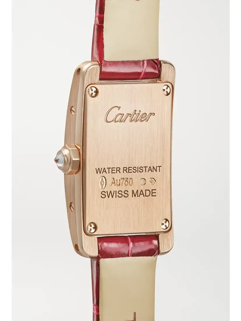Cartier Tank Américaine Mini 18-karat Rose Gold Diamond Watch | Thumbnail 4 Cartier Tank Américaine Mini 18-karat Rose Gold Diamond Watch | Thumbnail 4