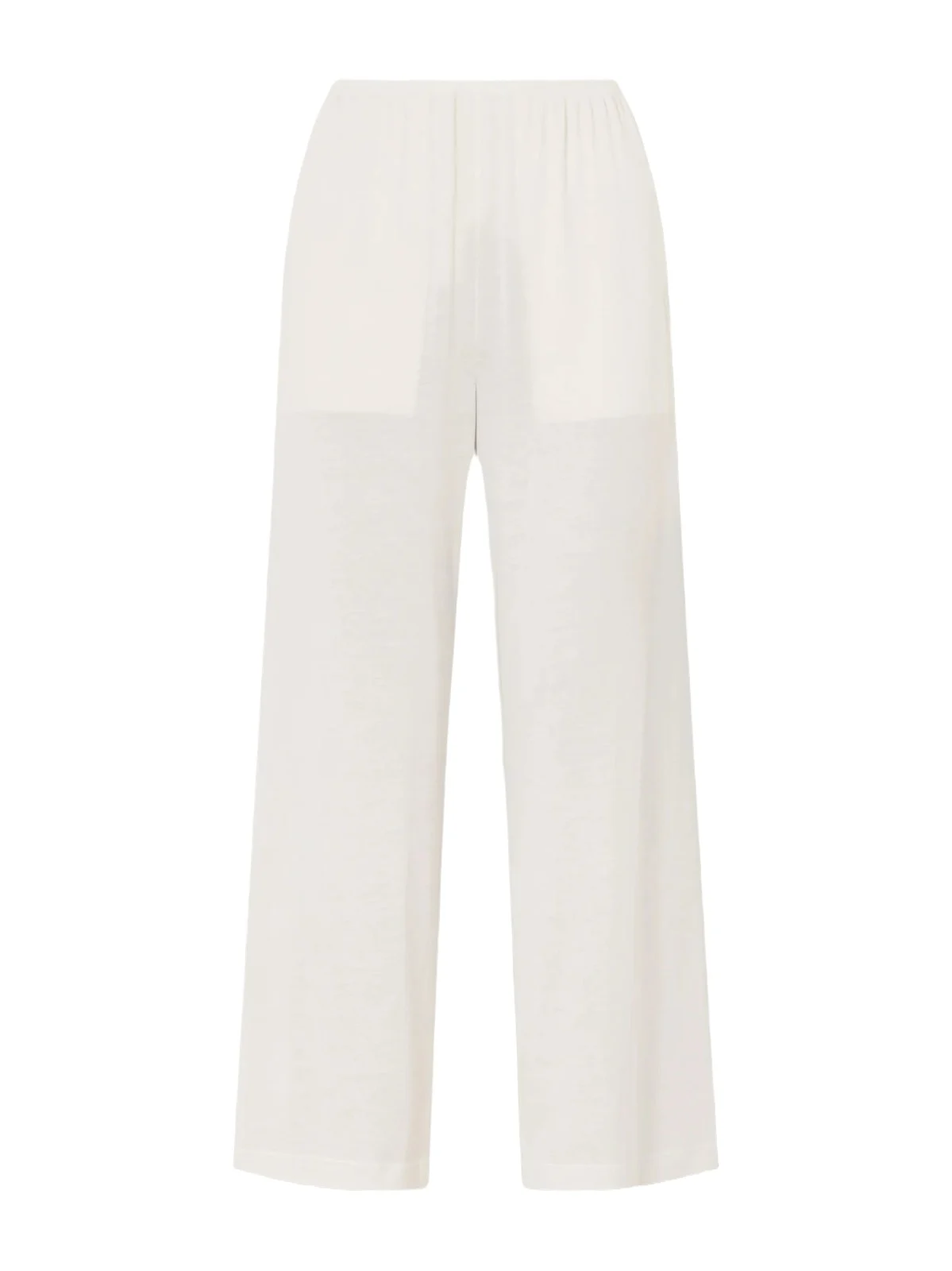 Cotton And Silk-blend Straight-leg Pants