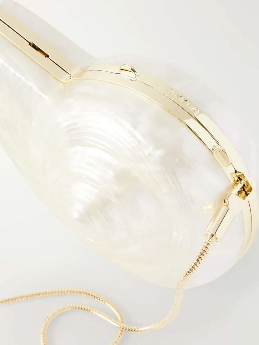 Simkhai Marion Shell Acrylic Clutch | Thumbnail 5 Simkhai Marion Shell Acrylic Clutch | Thumbnail 5