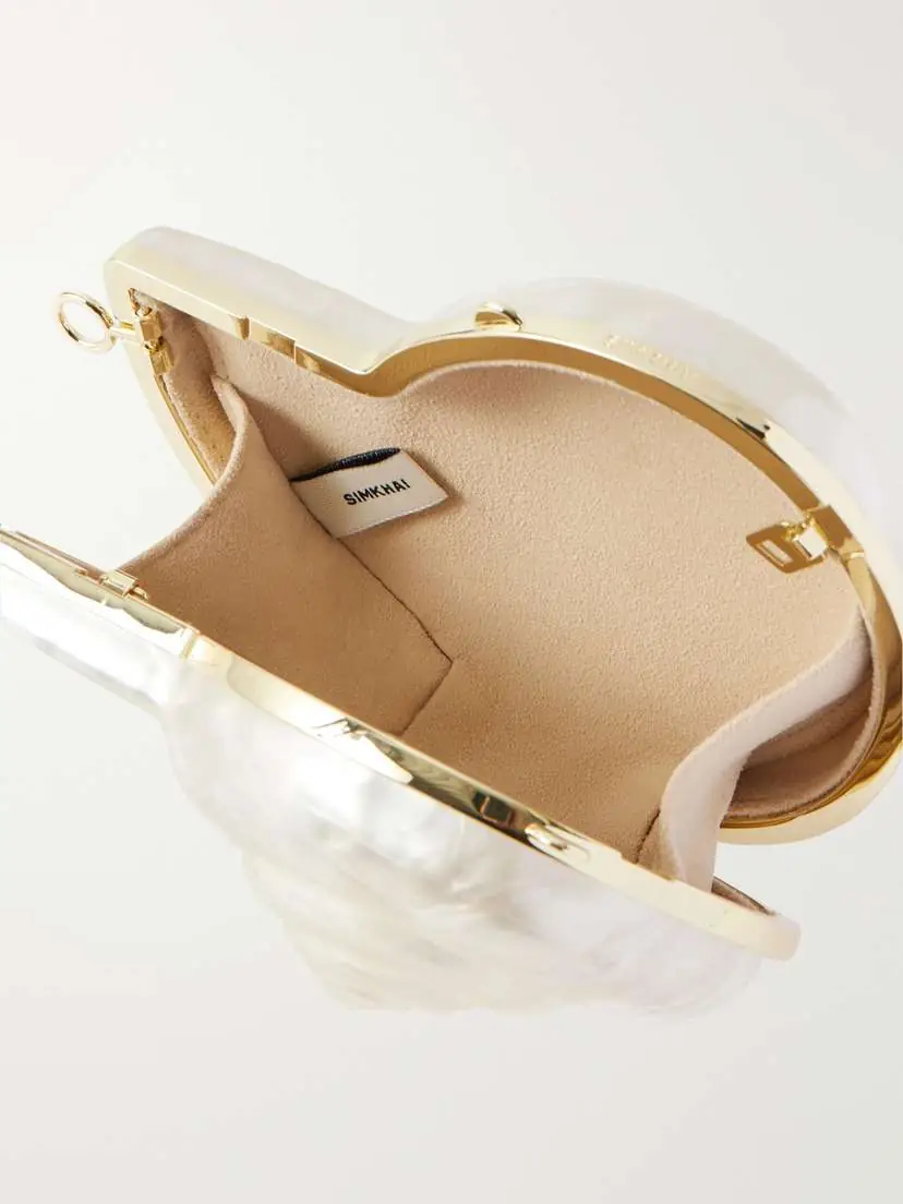 Simkhai Marion Shell Acrylic Clutch | Thumbnail 6 Simkhai Marion Shell Acrylic Clutch | Thumbnail 6