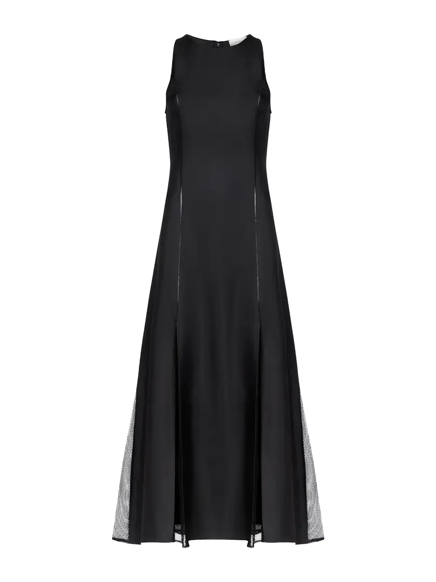 Loulou de Saison Iraka Silk Twill Midi Dress