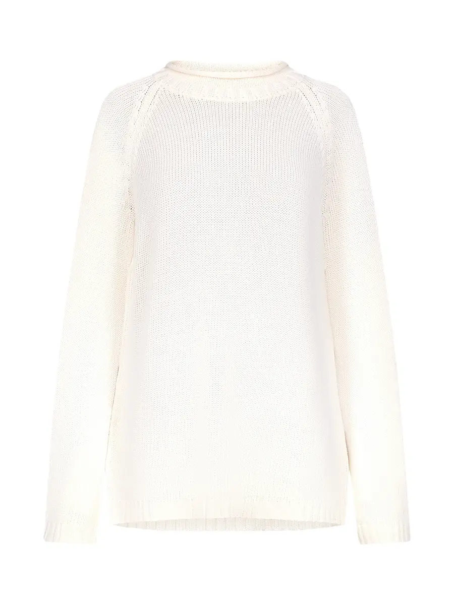 Loulou de Saison Zima Linen-Silk Sweater | Image 1 Loulou de Saison Zima Linen-Silk Sweater | Image 1