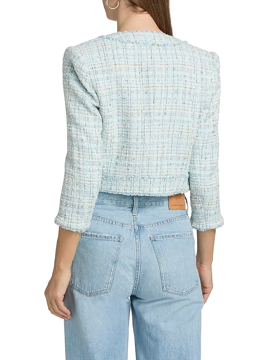 Generation Love Women's Salvador Tweed Blazer | Thumbnail 5 Generation Love Women's Salvador Tweed Blazer | Thumbnail 5