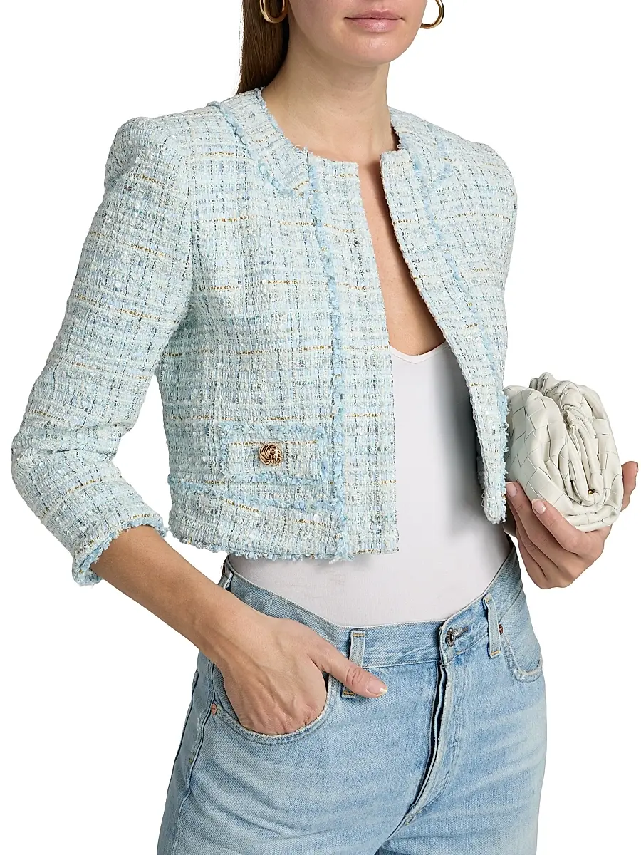 Generation Love Women's Salvador Tweed Blazer | Thumbnail 6 Generation Love Women's Salvador Tweed Blazer | Thumbnail 6