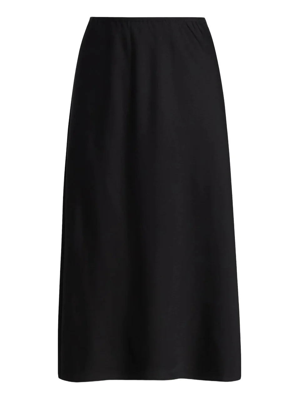 Women's Flared Silk Midi-Skirt