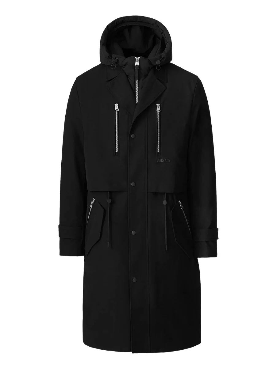 Mackage Men's Sterling 2-In-1 Down Trench Coat