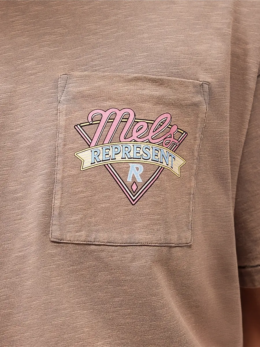 Represent Men's Mel's Dinner Cotton Crewneck T-Shirt | Thumbnail 8 Represent Men's Mel's Dinner Cotton Crewneck T-Shirt | Thumbnail 8