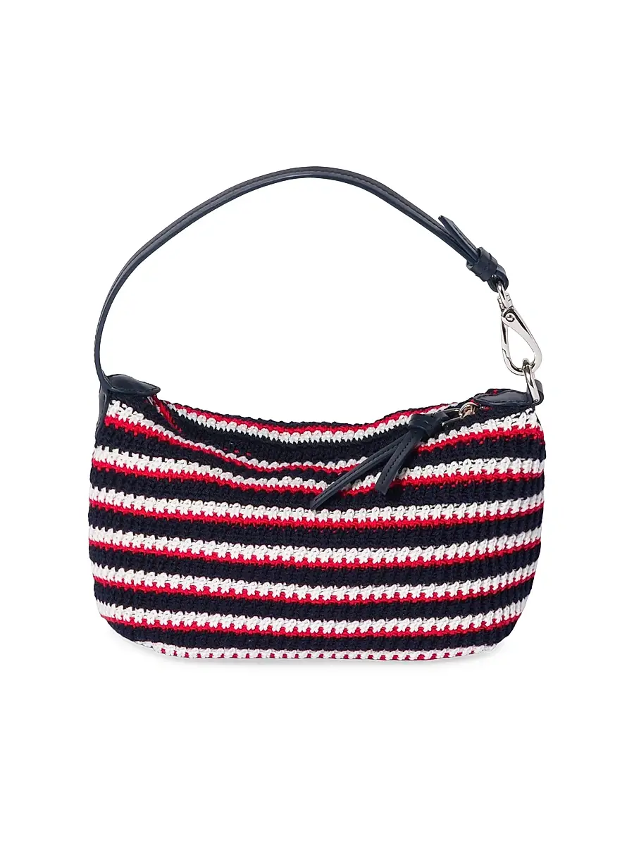 Miu Miu Women's Crochet Pouch - Blue | Thumbnail 13 Miu Miu Women's Crochet Pouch - Blue | Thumbnail 13