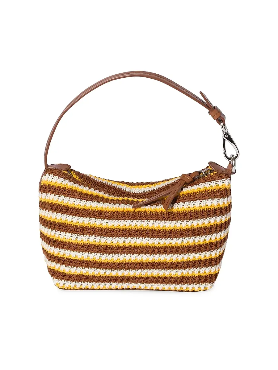 Miu Miu Women's Crochet Pouch - Blue | Thumbnail 3 Miu Miu Women's Crochet Pouch - Blue | Thumbnail 3