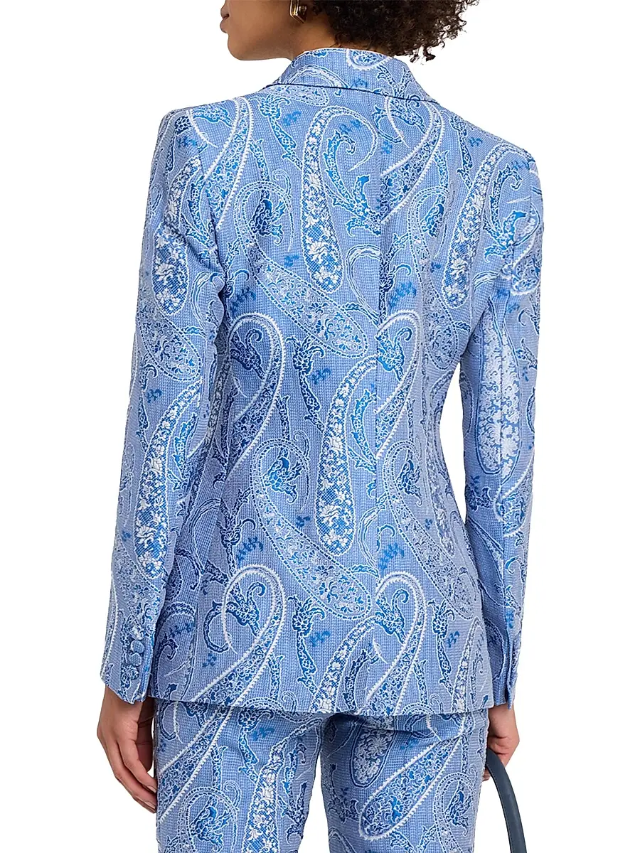 Etro Women's Paisley Single-Breasted Blazer | Thumbnail 4 Etro Women's Paisley Single-Breasted Blazer | Thumbnail 4